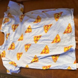 Kids hidden mickey Pizza Print T-Shirt